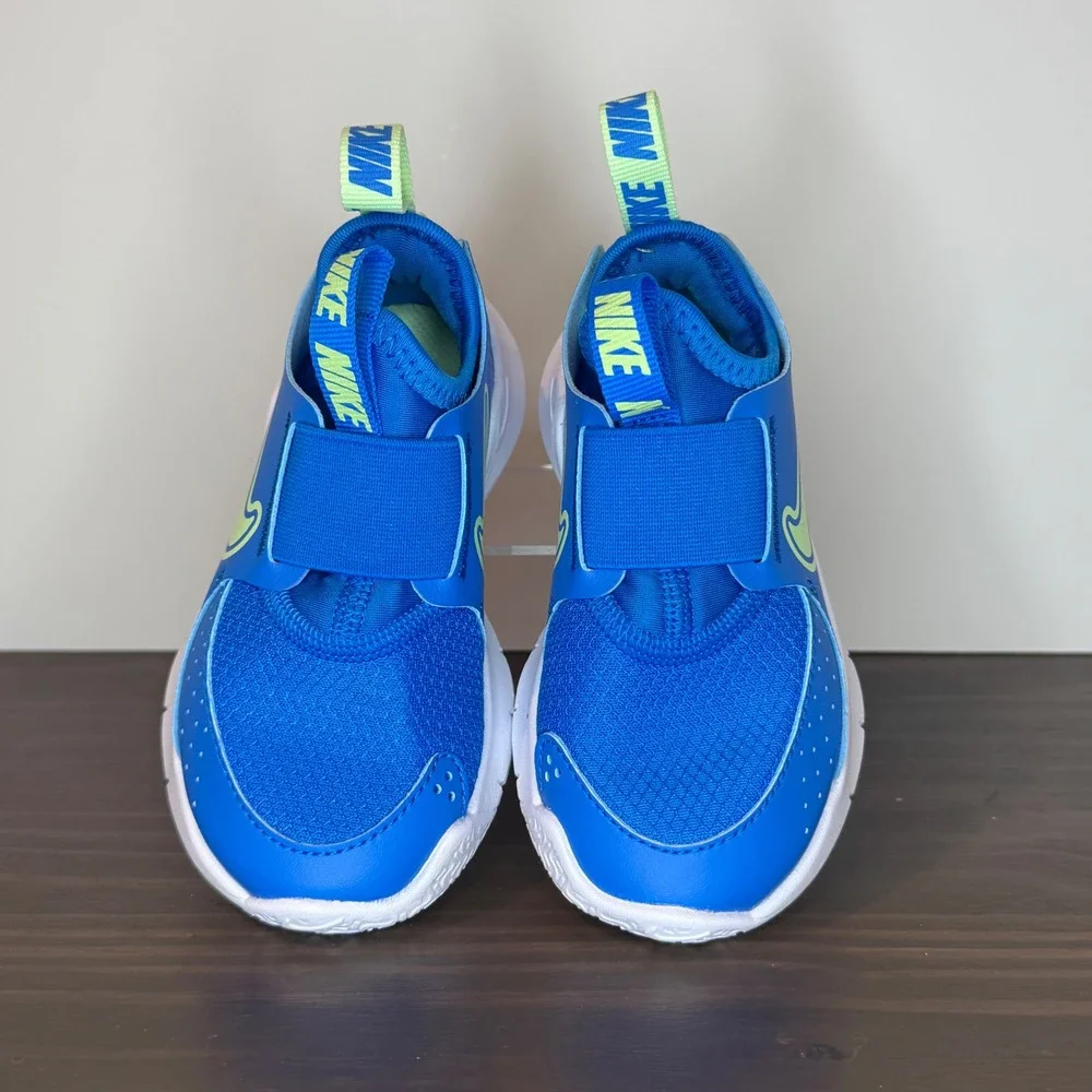 Nike Kids‎ Shoes Flex Runner 3 PS Photo Blue Vapor Green White Sz 8c New
